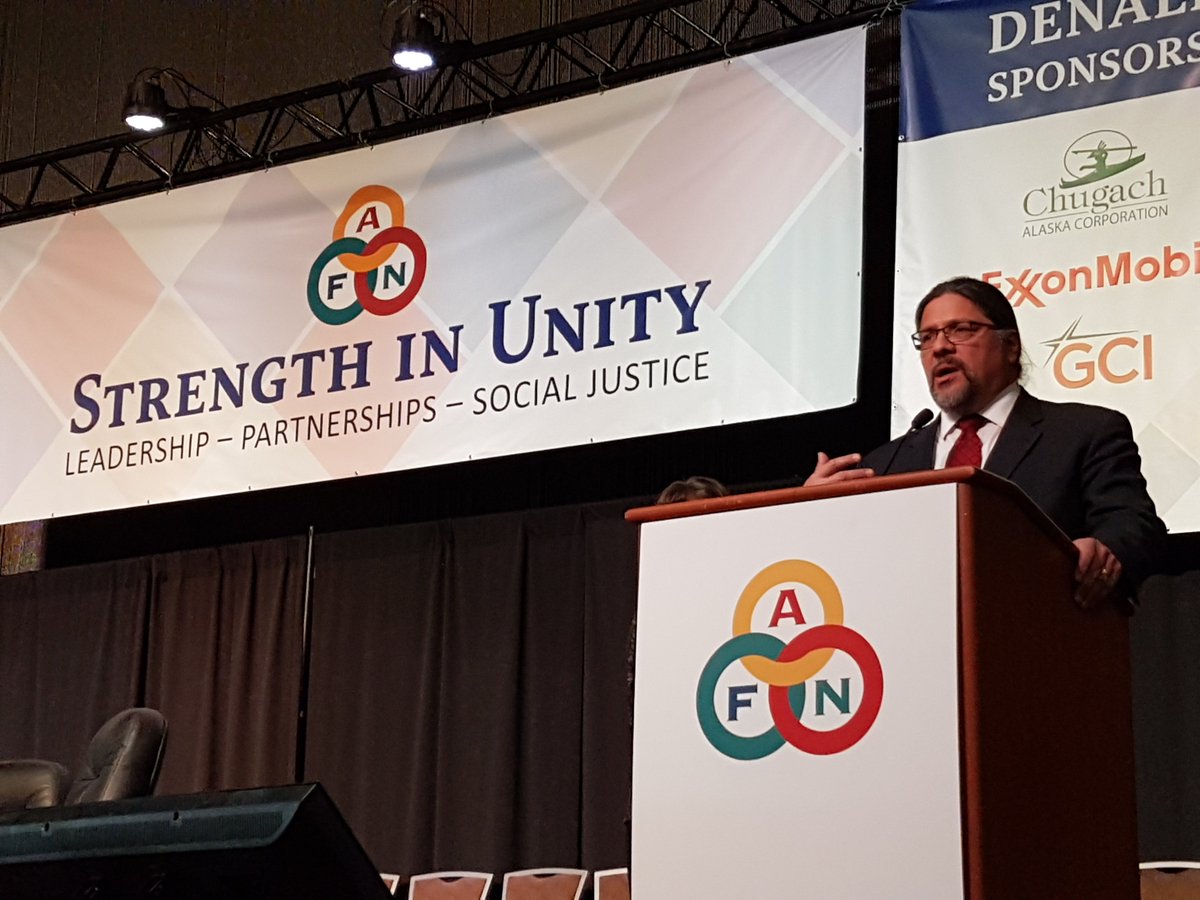 USIndianAffairs's tweet photo. Thank you, @NativeFed, for the invitation to speak at #2017AFN! It was an honor to hear the voices of the diverse Alaska Native community! https://t.co/As0KWc9vDr