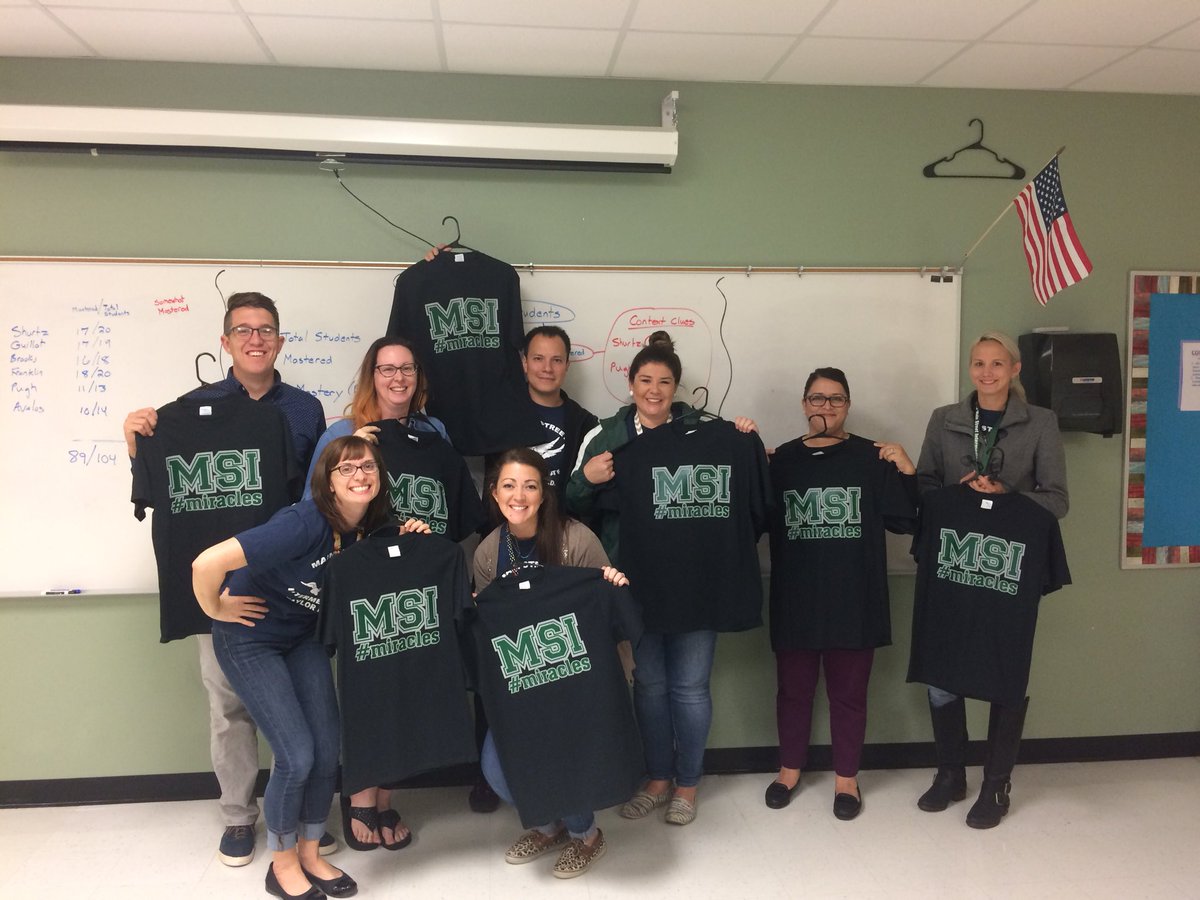msiprincipal's tweet photo. A big shout out to all of our MSI teachers for working hard to achieve their PLC goals.   Keep up the great work 👍 https://t.co/nCxK2dYsTk
