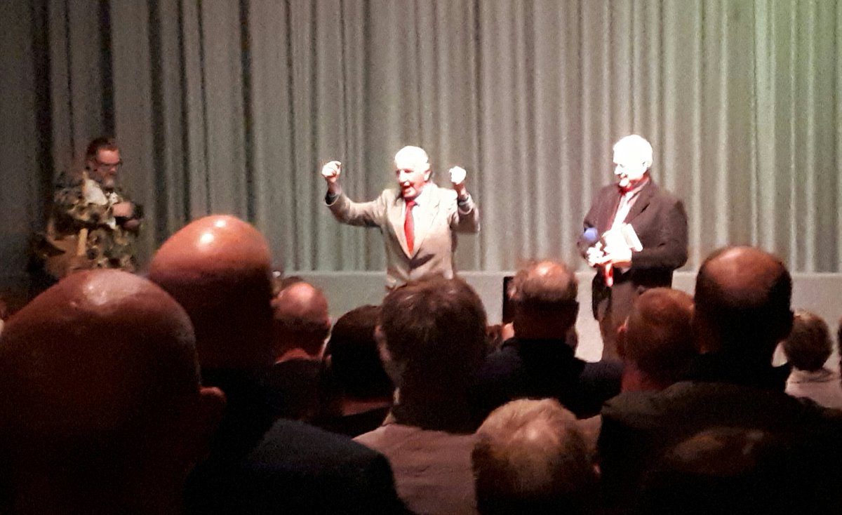 goosepimple100's tweet photo. Terrific Q&A with the best thing about British politics: Dennis Skinner. Absolute treat, great film too #dennisskinnerfilm #chaptertweets https://t.co/pC5n28XbzJ