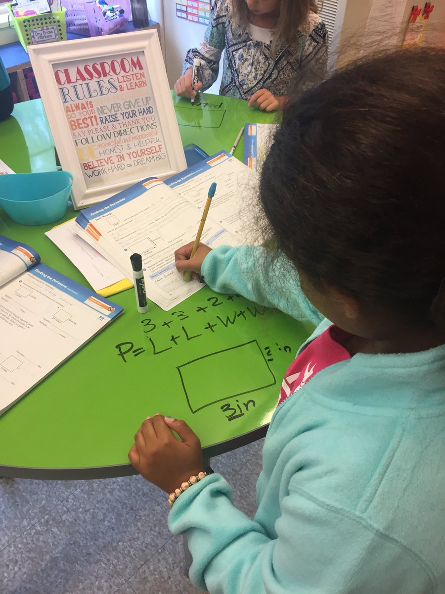 CG_grade4's tweet photo. Understanding perimeter utilizing different strategies and SGMLs #differentiation #carusorodimer102 @CenterGroveES https://t.co/o8aOaYPl31