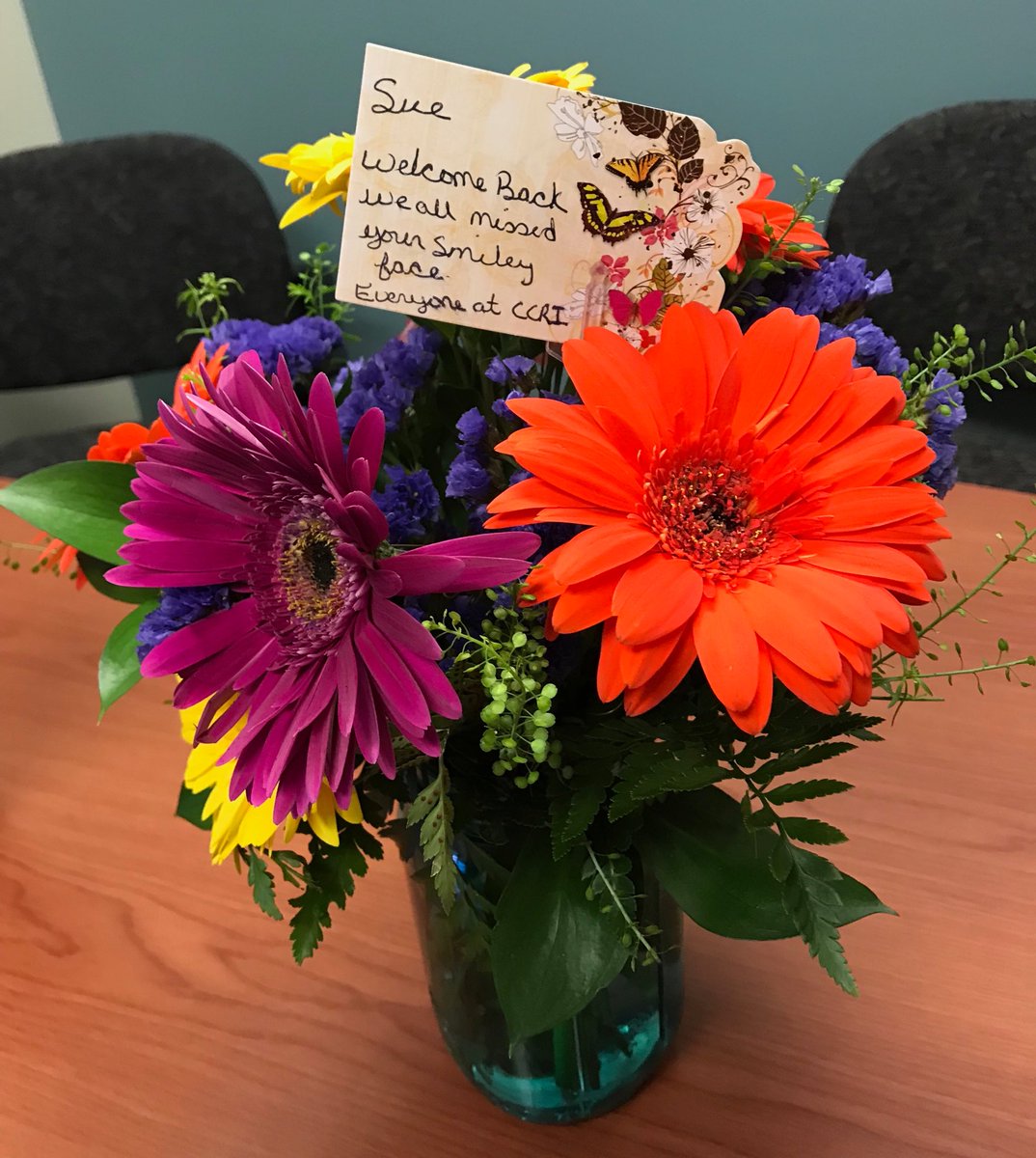 SueMErickson's tweet photo. A #CCRI #WelcomeBack is a #BestDayEver! #ILoveMyJob!❤️ https://t.co/bV5pQIRe8z