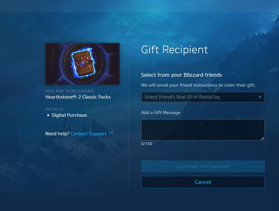 ArmaTorlk's tweet photo. Enorme !! Maintenant on peut offrir directement des boosters via la boutique Blizzard à nos contacts !! Demain j'en fait gagner 40 :D ! https://t.co/C7rqjJ40dn