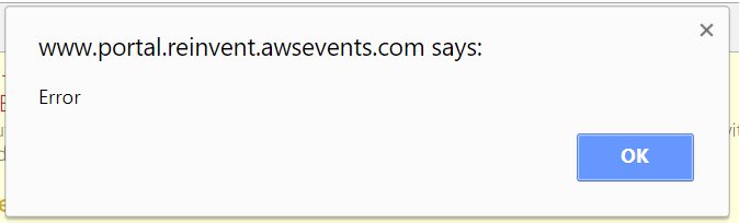 mattfrei27's tweet photo. #awsreinvent Is anyone else having difficult registering for sessions today? I could until a few hours ago. Log out + pswd reset not helping https://t.co/TuMEiZy9z4