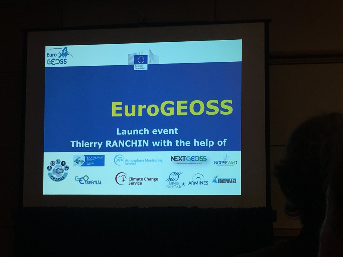 twitt_mfv's tweet photo. Thierry Ranchin #armines contributing to #EuroGEOSS launching with Energy examples @NextGEOSS #GEOWeek17 https://t.co/yvcxJBBwxv