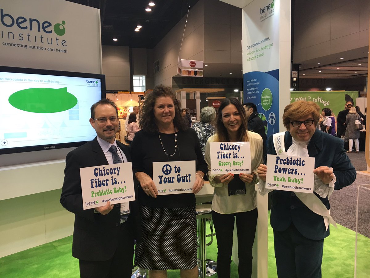 Great day today at #FNCE ! What a blast with Austin #prebioticpowers at our #Beneo booth! More surprises tomorrow!