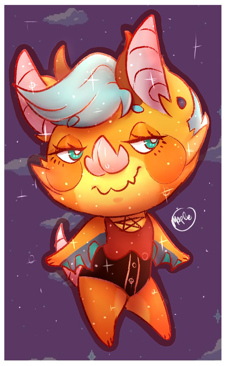 OpalHex's tweet photo. @Milkcubusss animal crossing bat HUH https://t.co/TZPs4Wlj6Q
