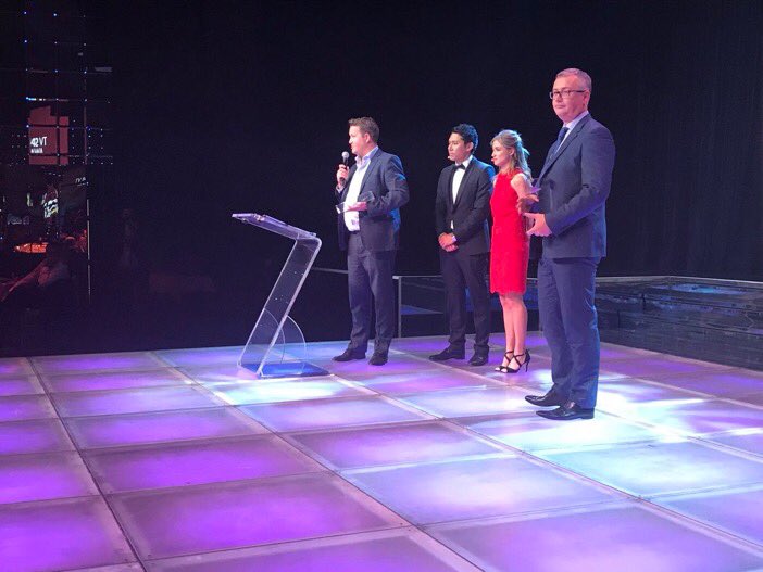 .<a href="/TennisTV/">Tennis TV</a> wins ‘Best Sports Project’ award <a href="/TVSportsAwards/">TVSportsAwards</a> in Monte Carlo #SPORTELMonaco tonight. 🙌🙌