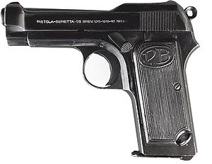 Italy25885's tweet photo. Our brilliant Italian minds have come up with the all new Beretta M1923. This thing will mess you up #CentralsBeware #pistol #innovation https://t.co/1AXJA7dOZx