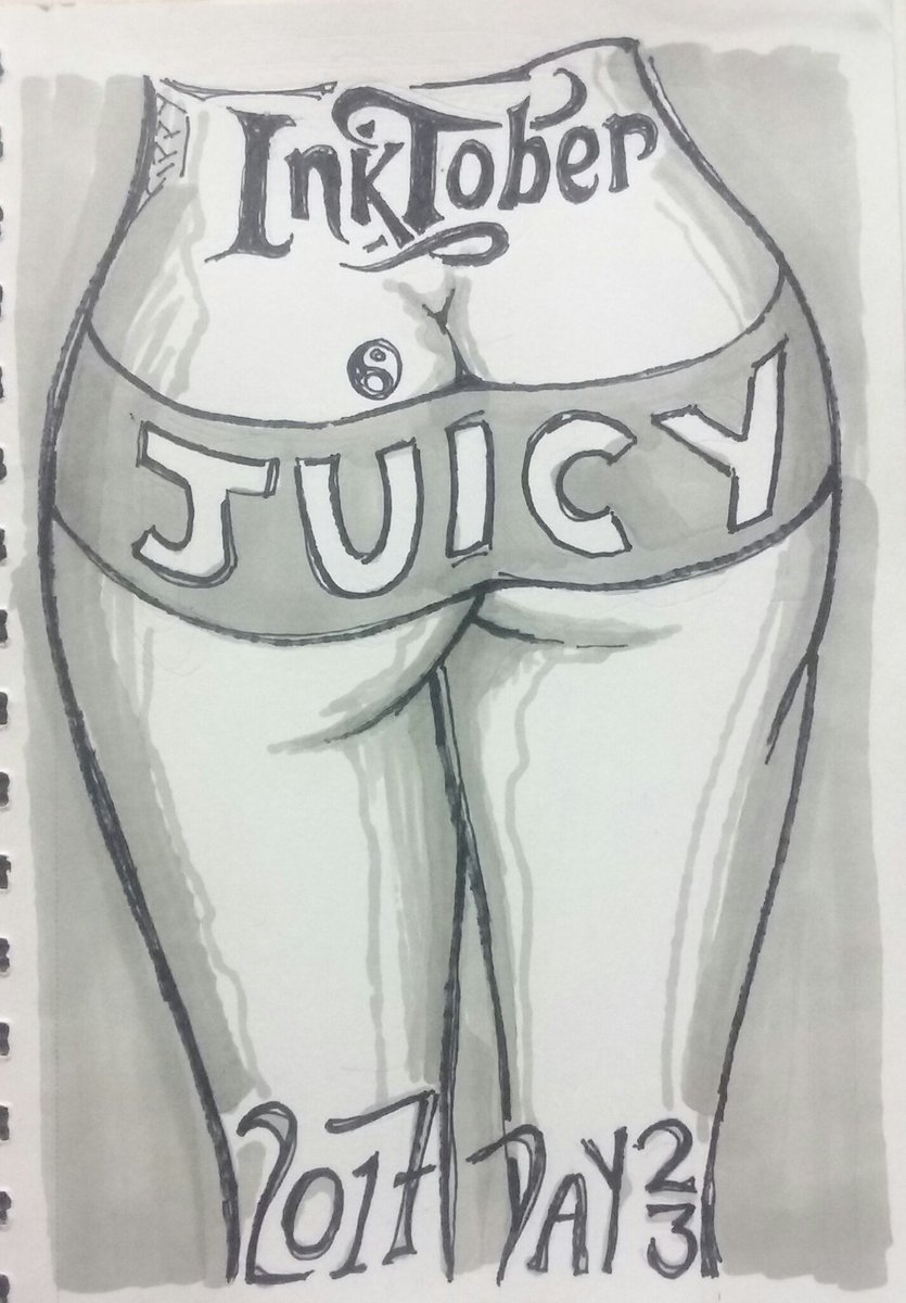 DeanTYoung's tweet photo. #inktober #inktober2017 day23 Juicy https://t.co/MOEeEs1pUU