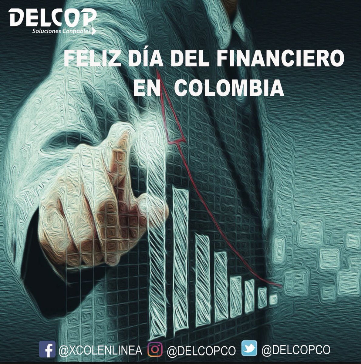 delcopco's tweet photo. Delcop les desea un feliz día a los financieros en Colombia #felizdia #financiero #feliz #delcopco https://t.co/MQEqqTXQLs