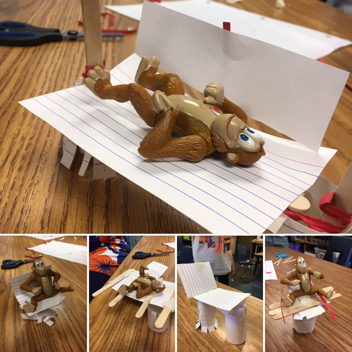 msjunenguyen's tweet photo. 1st grade designs for Goldie's chair #thinklab #designchallenge #STEMatwork #pqmeepmeep #kidengineering https://t.co/qws2OOnjKc