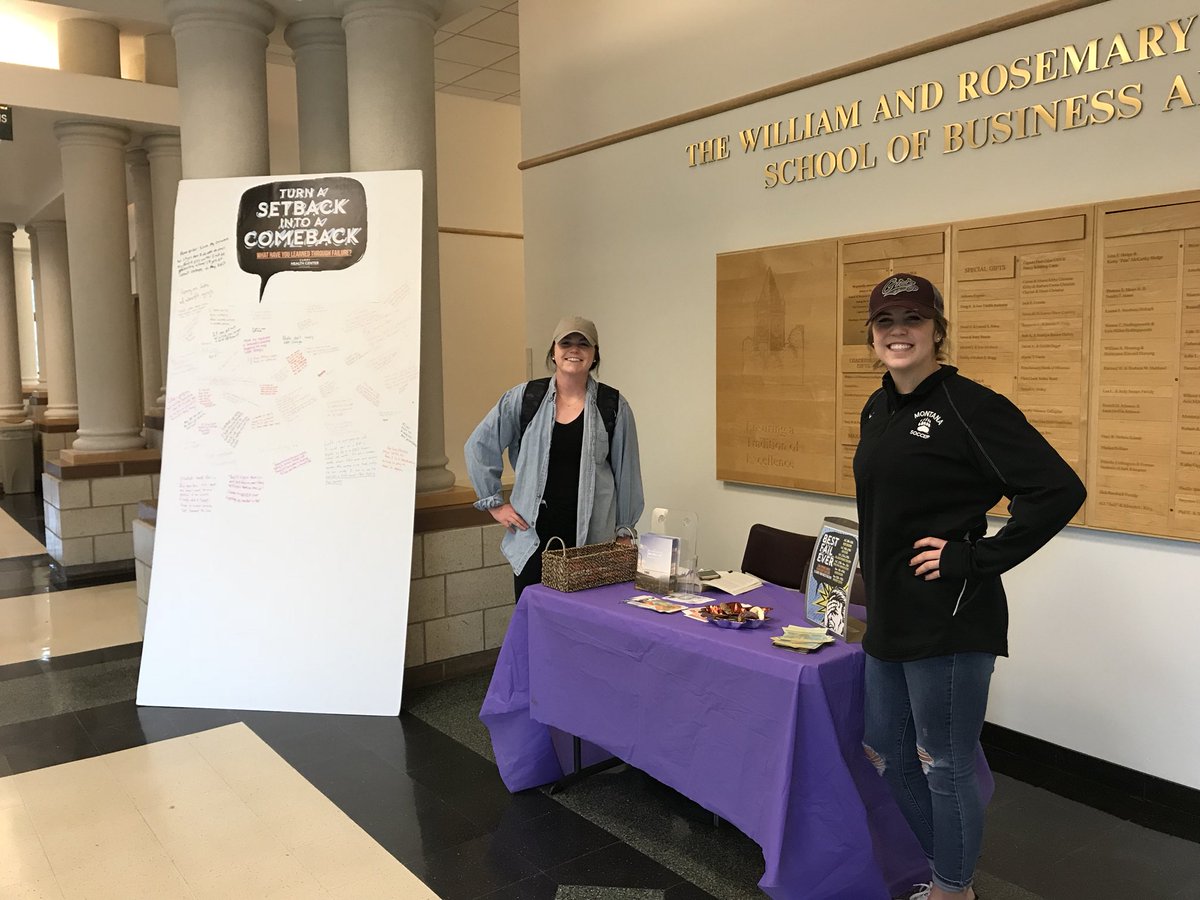 UMontanaBiz's tweet photo. Stop by and contribute to the @CurryHealth #BestFailEver board in Gallagher this week! https://t.co/fmBhoNOPSG