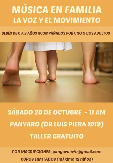 Panyarouy's tweet photo. Este sábado hay taller de música en familia! Actividad gratuita 😍 (cupos limitados) https://t.co/7ObTlJO3FU