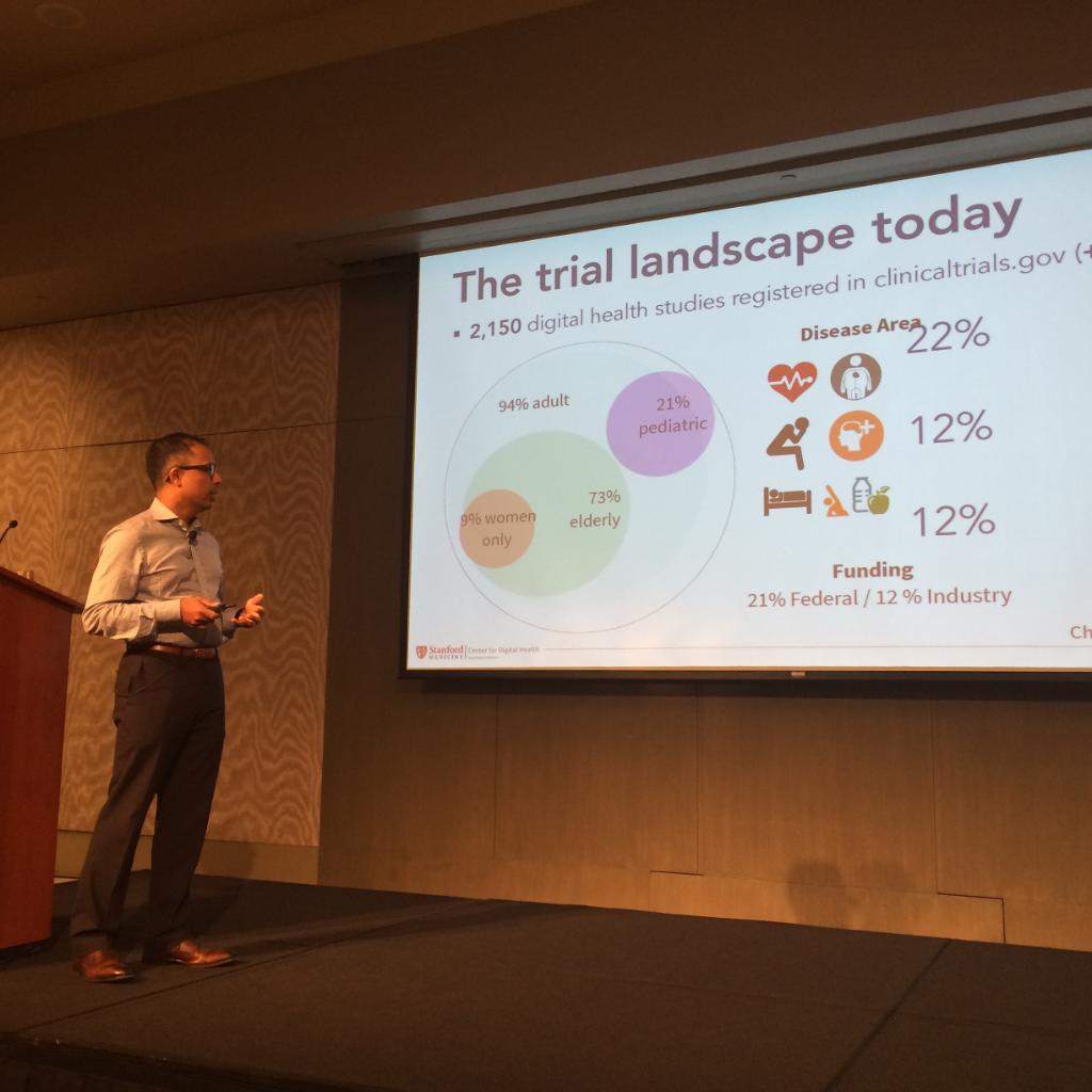 novonordiskus's tweet photo. .@leftbundle of Stanford notes there are ~2,200 #digitalhealth studies registered at #clinicaltrials.gov #HITLABSymposium #NNISponsoredEvent https://t.co/mI8GlDpaio
