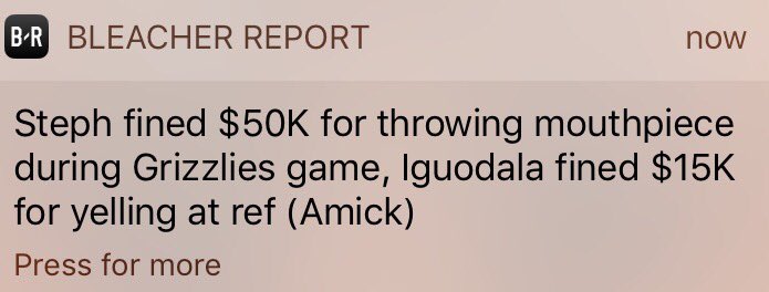 djhellagood's tweet photo. @SteinmetzNBA Didn't see Iggy shouting but damn those fines are steep. https://t.co/tKEzNkgWaz
