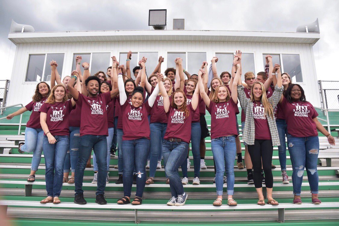 Lchsleadership_'s tweet photo. Just a little promotion for the anti-bullying pep rally on Thursday.. who’s hype??? https://t.co/eI9YKqxzVL
