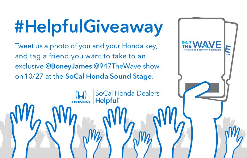 HelpfulHonda's tweet photo. Wanna see @boneyjames on 10/27? Check out how you could win entry to see this show! Rules: https://t.co/0dgEOGHs3q https://t.co/jT1ujbYld6