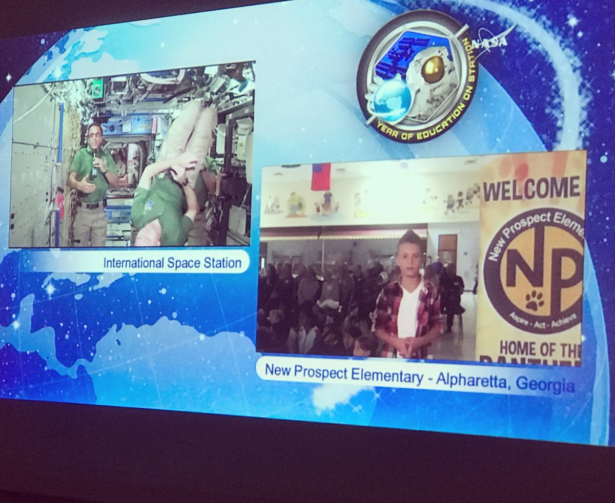 mandeejoy's tweet image. OUTTA THIS 🌎 // Phoenix got to talk to @nasa_astronauts in space today! A BIG thanks to @npepanthers &amp;amp; NASA for an unforgettable experience!