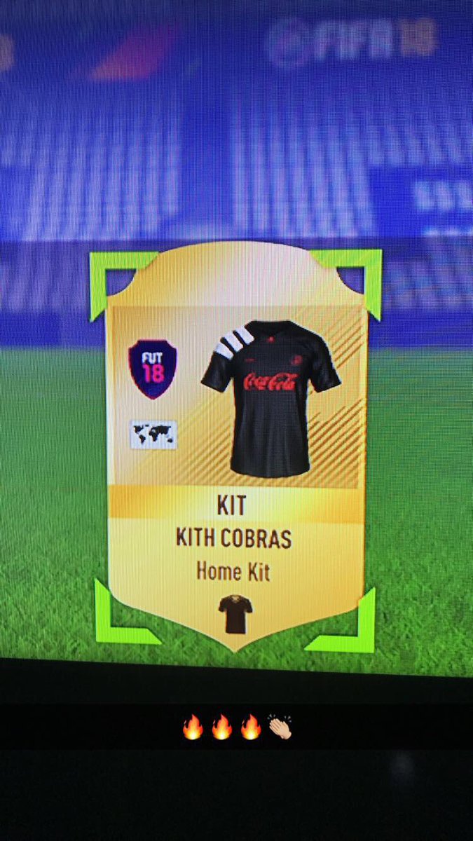 wbeezle12's tweet photo. S/o @RonnieFieg for gracing us with the most fire kits on @EASPORTSFIFA #KITH #kithcobras https://t.co/N5DUIAjqD5