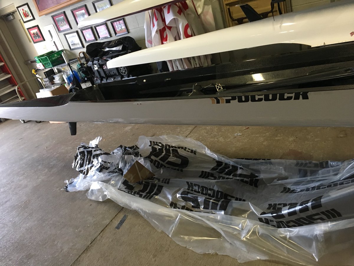 SJUHawks_WRow's tweet photo. Unwrapping our new Pocock xVIII. https://t.co/YOPLceF4iL