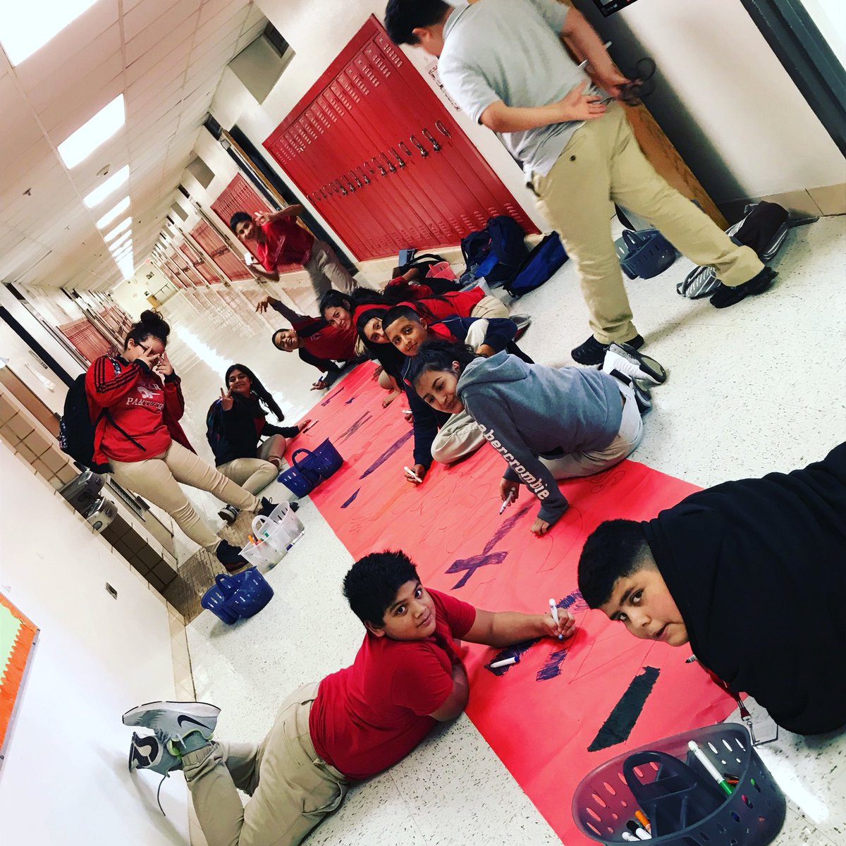 SAAVEDRANATION's tweet photo. STUCO putting in work for homecoming!!! https://t.co/QuGu4e3TrQ