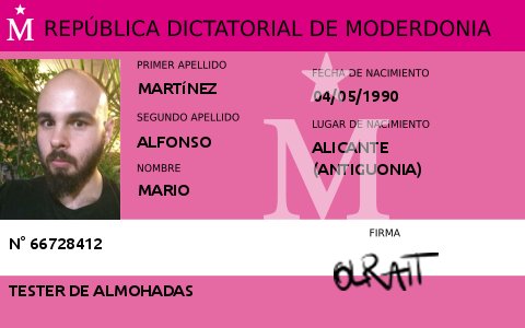 MCNB1990's tweet photo. Ja estic nacionalitzat! @davidbroncano @IgnatiusFarray @_Queque_ @polichiaLVM https://t.co/CnTQXr2q2w