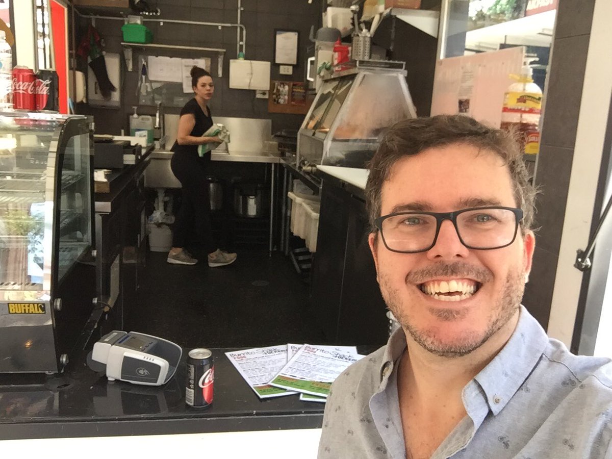 eastes's tweet photo. My first ever purchase with bitcoin. A burrito and coke from burrito shack @tuckeria 1670 millibits. Delicious. https://t.co/a6E9YmMtY7