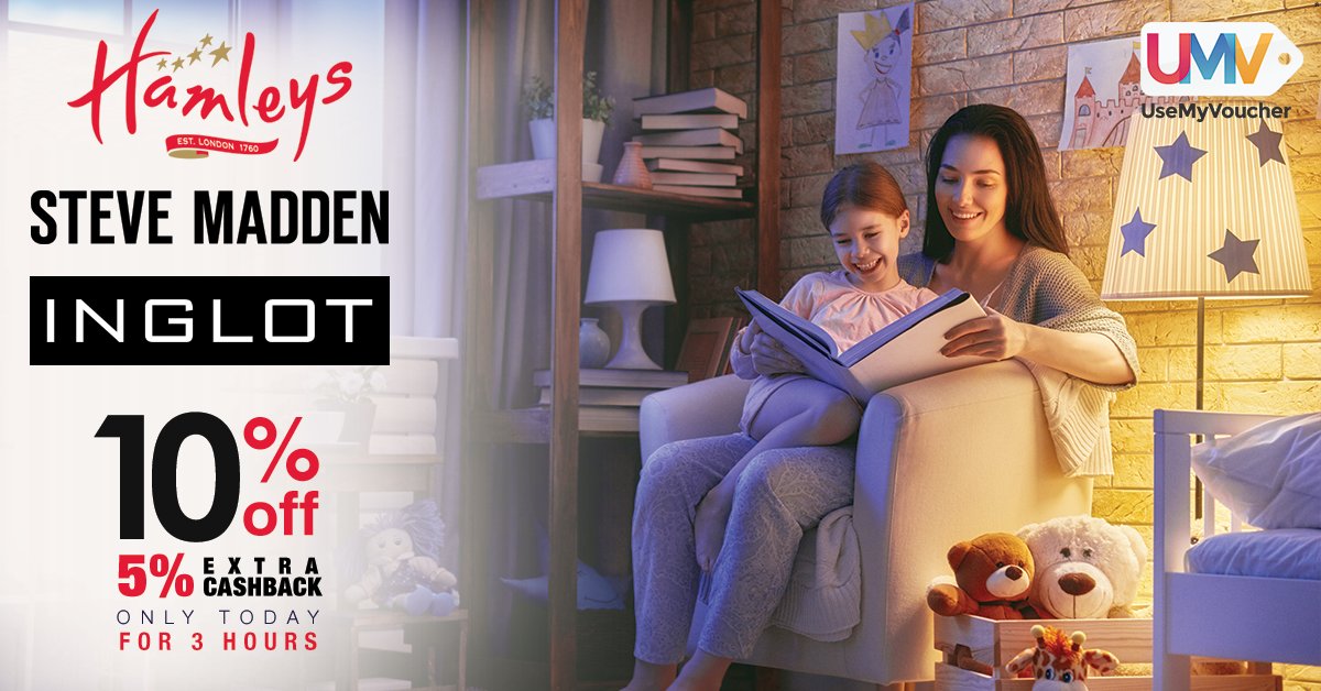 UseMyVoucherApp's tweet photo. SALE #TODAY! 
Avail Flat 15% Off on Inglot|Hamleys|Steve Madden
Use OneTimePromocode "Major15" 
Offer Valid Till Stocks Last
T&amp;C Apply* https://t.co/Hbcw2JU0Z2