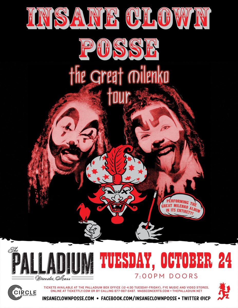 KidzDontDoDrugz's tweet photo. Tomorrow I'll be checking out the Clowns for The Great Milenko. Who going? I'm trying to show up and show out 🤡🎈 MUCH WICKED CLOWN LOVE 💯💯💯 https://t.co/8WAQVMZJFQ