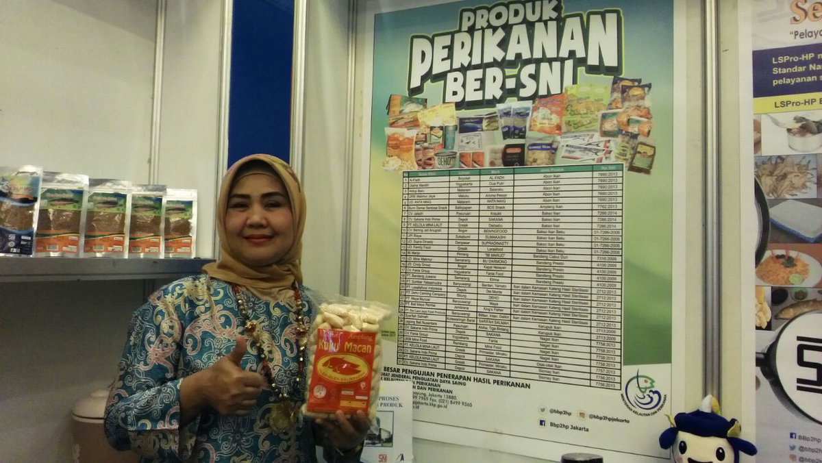 bbp3kp's tweet photo. @bbp2hp perkenalkan produk perikanan ber-SNI di IQE 2017 24-26 Okt di Makassar @Ditjen_PDSPKP @HayatiSamik @bsn_sni #bermutu #kualitas https://t.co/FsXJ5mIylV