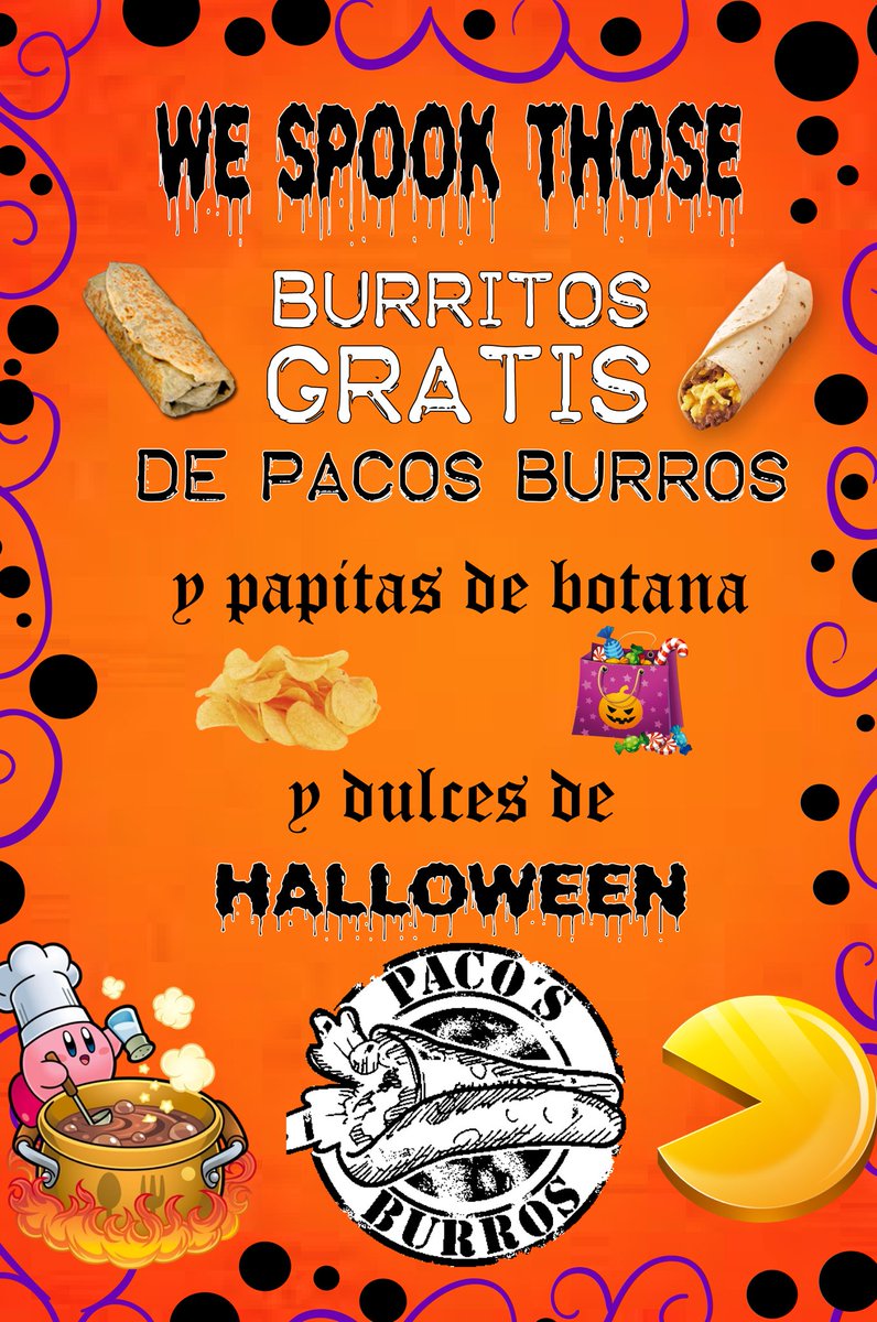 WeTecThose's tweet photo. Claro que no nos olvidamos de la comida. Llevaremos Paco's Burros GRATIS!! Eso sí no se lo querran perder.
#OrgulloCCE https://t.co/JdYIlsCJwo
