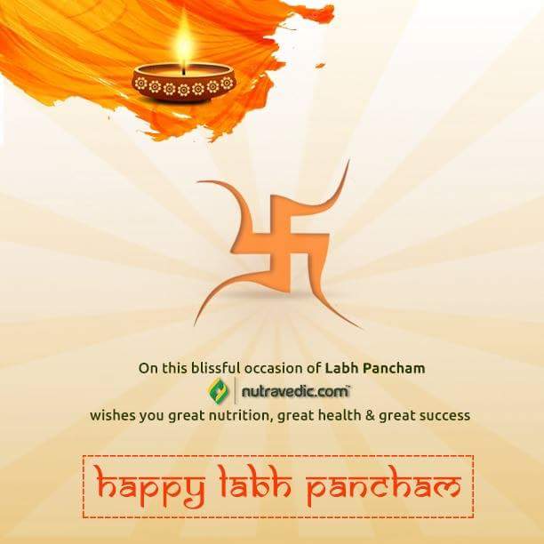 nvedic's tweet photo. Wishing you great nutritional benefits On this occasion. Happy Labh Pancham. #labhpancham #gonutra #nutravedic #festival #FestivalofLights https://t.co/pp6SimaHlw