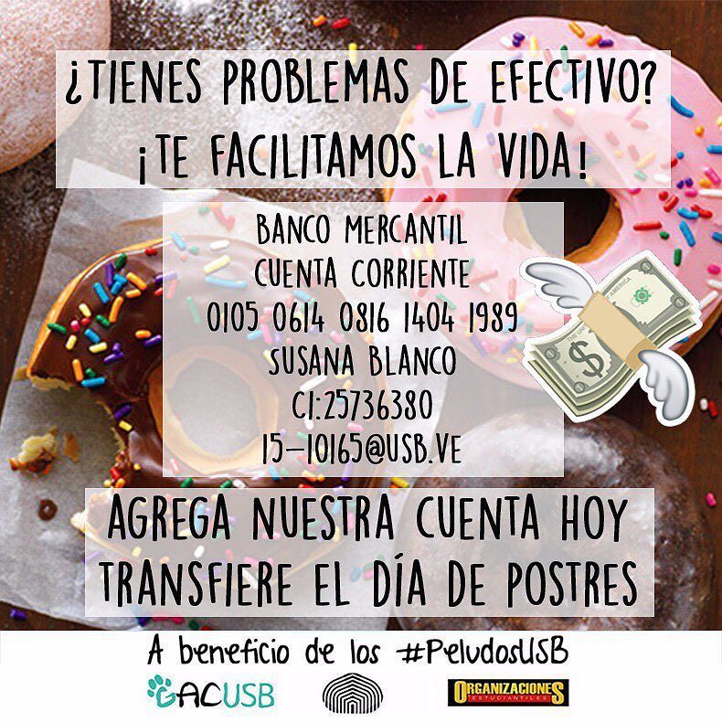 gacusb's tweet photo. ESTE JUEVES 26 es nuestro día de postres! 🤤🍩 ¿Y qué es mejor que comprar un postre que ayuda a un peludito? En nue… https://t.co/q00sAdt6M7 https://t.co/ljocKONL9B