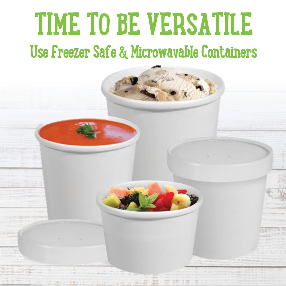 Looking for the best way to package hot take-out items such as soup or to store ice cream in the freezer? See bit.ly/cahwpfc