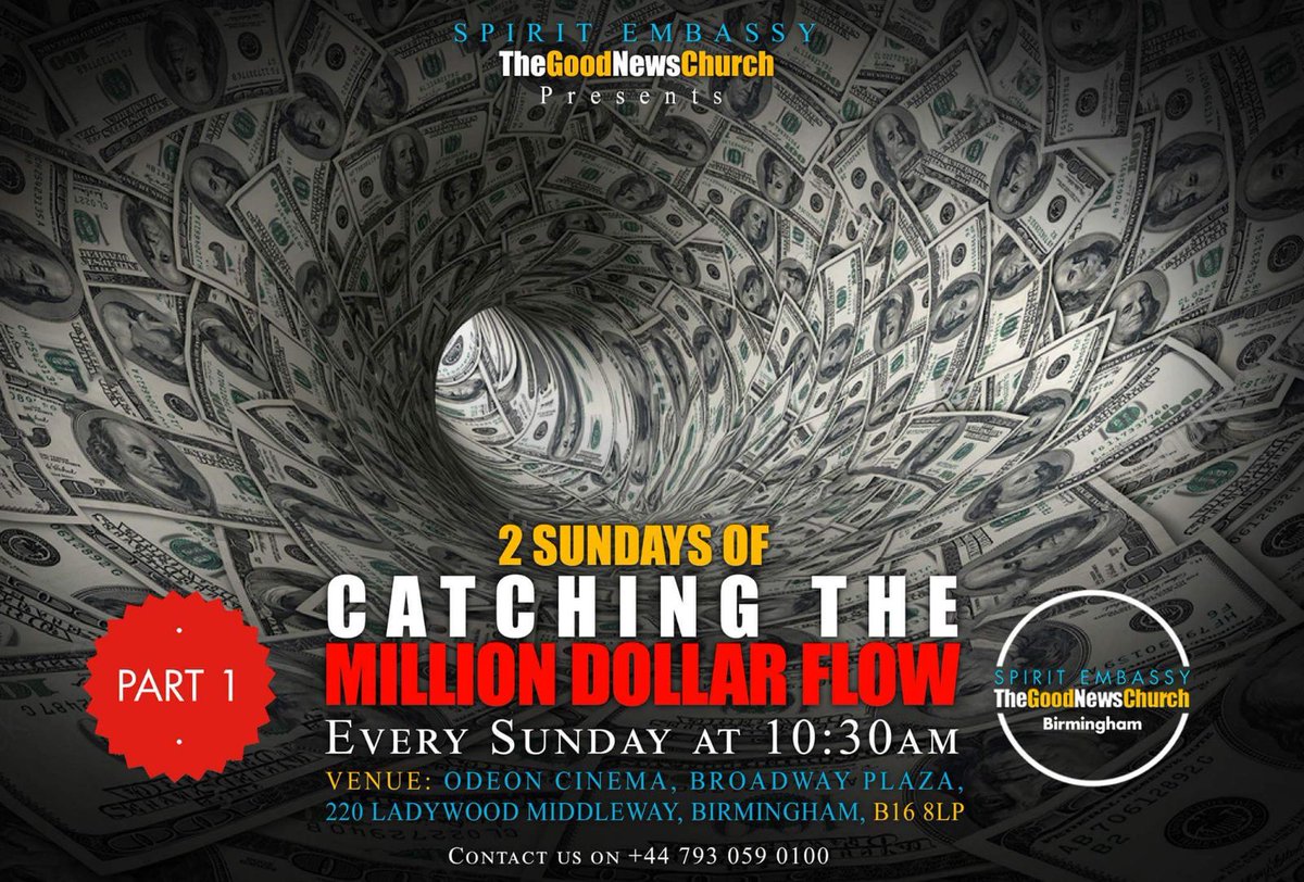 TGNCBirmingham's tweet photo. Meet Evangelist @Lee_Angel_tgnc this sunday in Birmingham for part 1 of CATCHING THE MILLION DOLLAR FLOW! DON'T MISS THIS ONE #GoodNews https://t.co/6vFCObcq2b