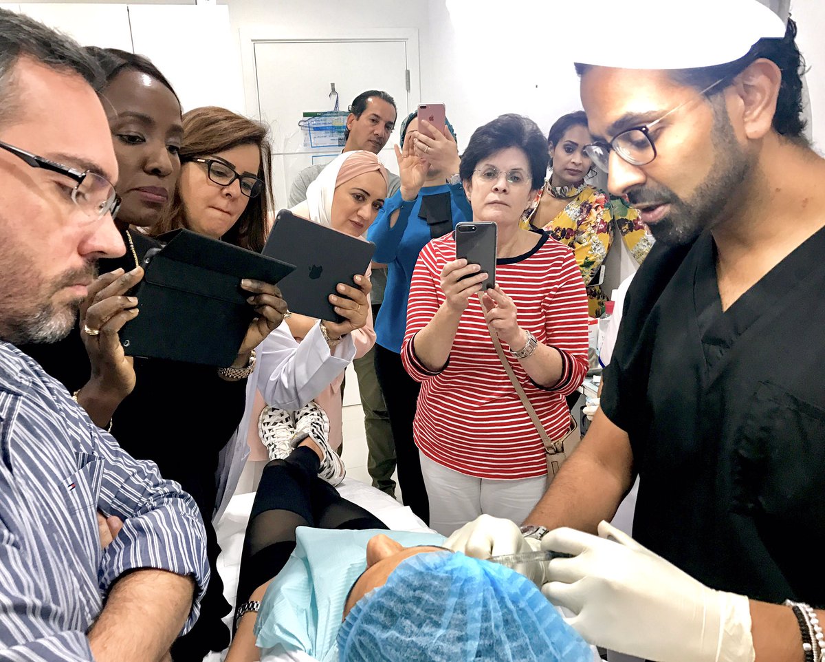 RajAcquilla's tweet photo. Thanks to @zoskinhealth #AbuDhabi hosting an awesome @Allergan #Masterclass today ๐ฅ๐๐ฆ๐ช next stop #Cairo #Egypt #SharmDerma โ๏ธโ๏ธ๐ซ https://t.co/aFl0f2s8wF