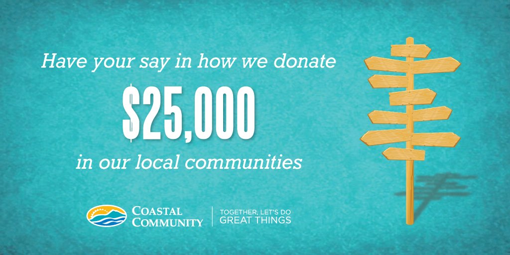 Have your say in where we donate 25k by signing up for
e-statements. Visit your local branch to learn more. #karmadirect