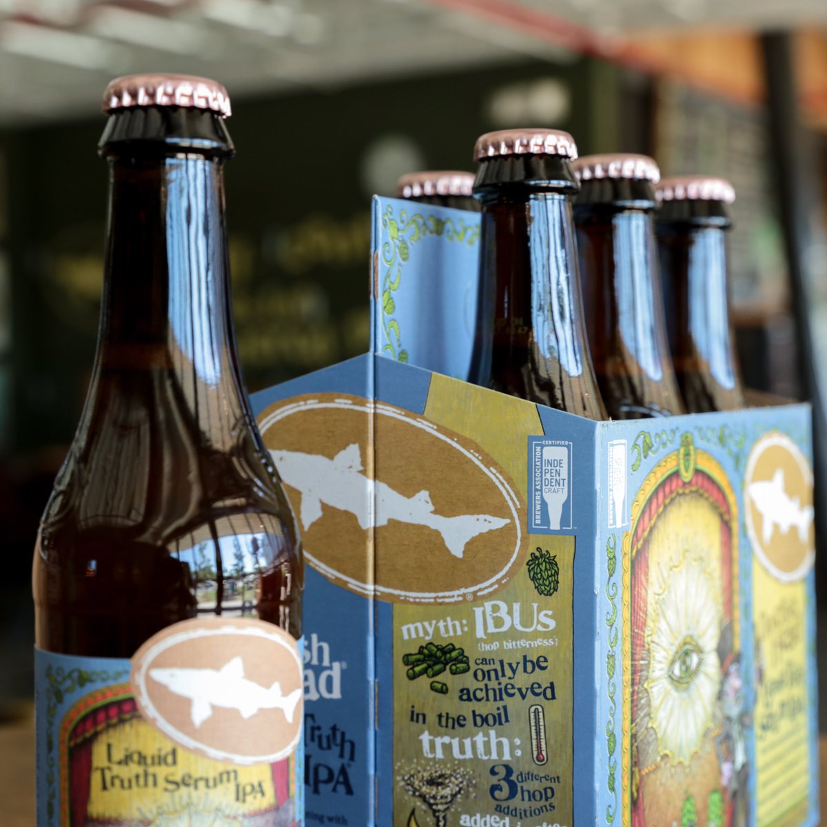 Liquid Truth Serum is our first package to roll out with the <a href="/BrewersAssoc/">Brewers Association</a> #IndependentBeer seal! Proud to be helping to #TakeCraftBack! 🍻