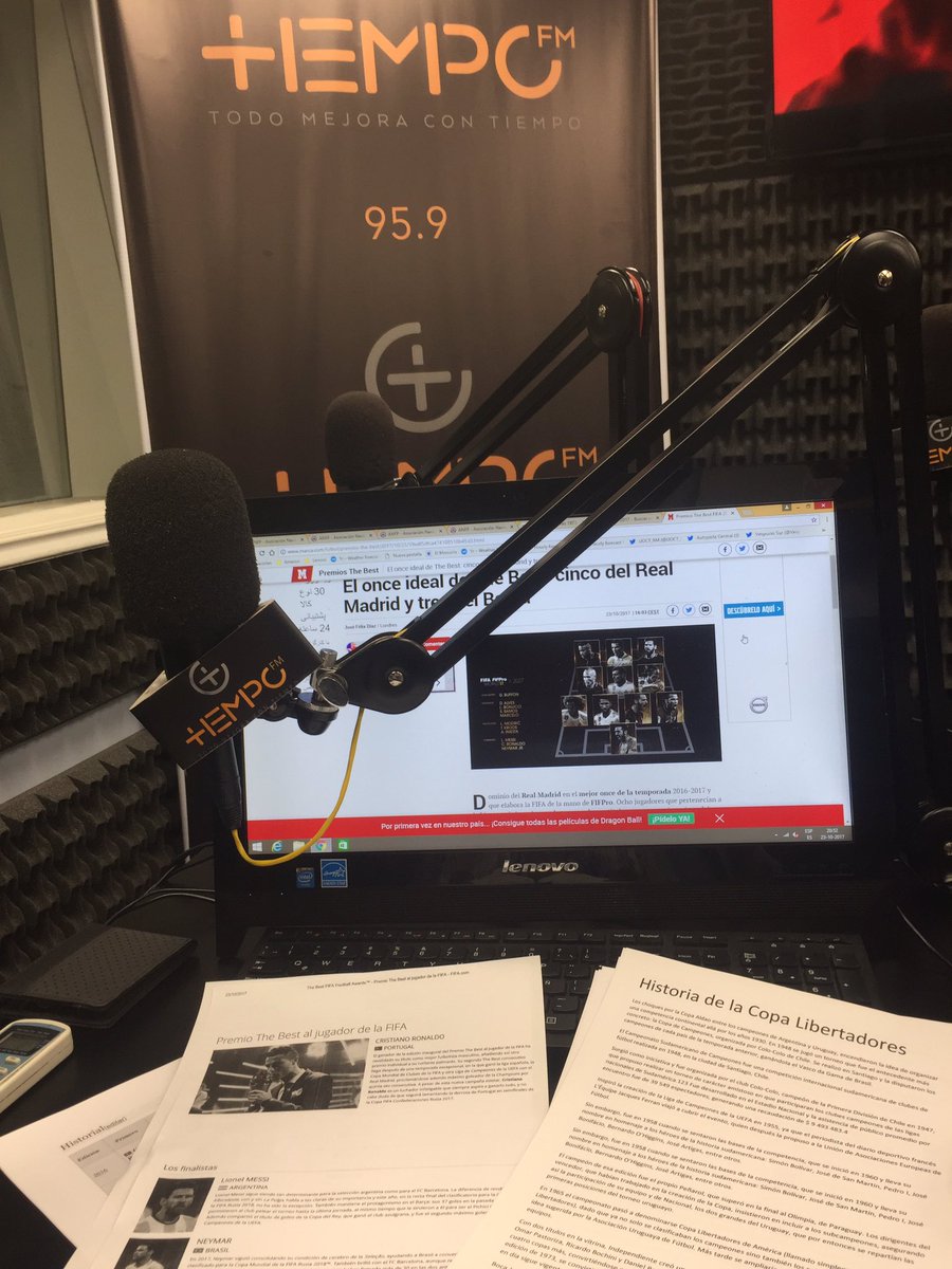 Ya estamos en el #lunesdeportivo revisando todo el acontecer
📻 FMTiempo 95.9
🌐 fmtiempo.cl
🕰 20.00 - 22.00hrs
📆 Lunes/Viernes
🎙 <a href="/chechoapes/">Sergio Arriagada</a>