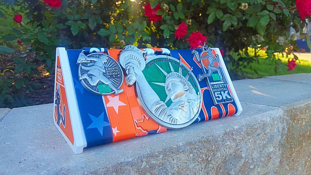 gocraigrun's tweet photo. #medalmonday @LibertyHalf #libertyhalfmarathon #5k use code Halverson and save 20% off. The race that everyone is buzzing about. @Medal_Mode https://t.co/ndRh7w8YIV
