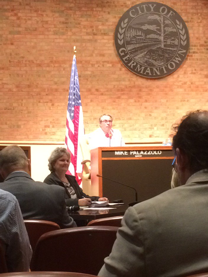 ntaylor_nick's tweet photo. Germantown BMA approves @SSR_Inc design contract for the City Hall parking lot expansion project. https://t.co/CzRskU7kwI