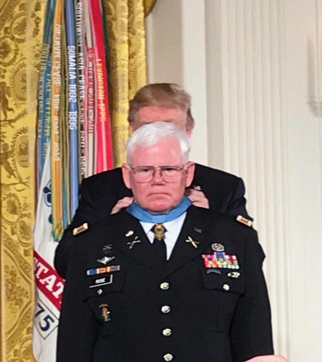 MGWaltLord's tweet photo. Immensely honored to attend Retired @USArmy Captain #GaryRose #MedalofHonor ceremony today...a true and humble American hero! https://t.co/8smoqmUsPC