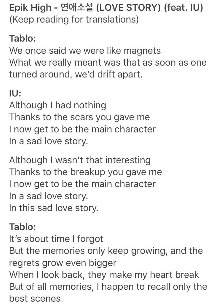 Story lyrics love Taylor Swift