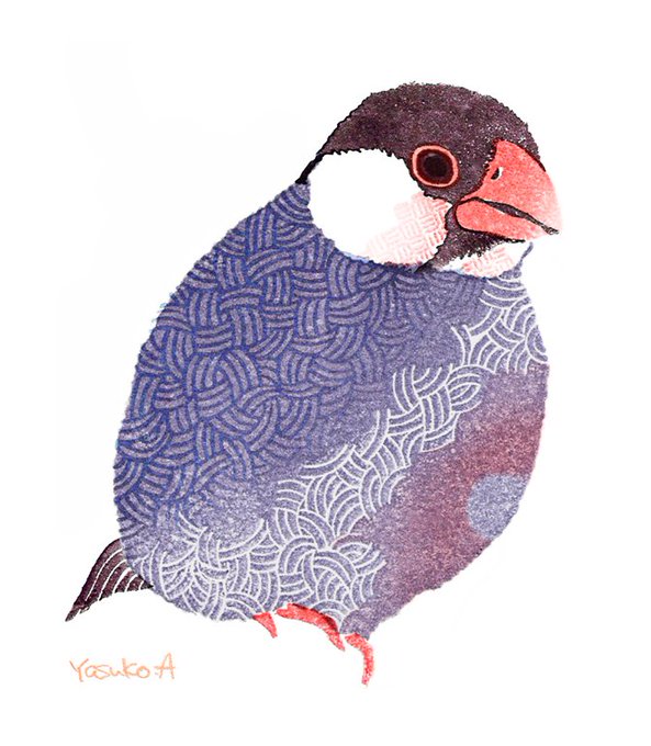 #文鳥の日 あのかわいらしさを表現しきれていない…! 