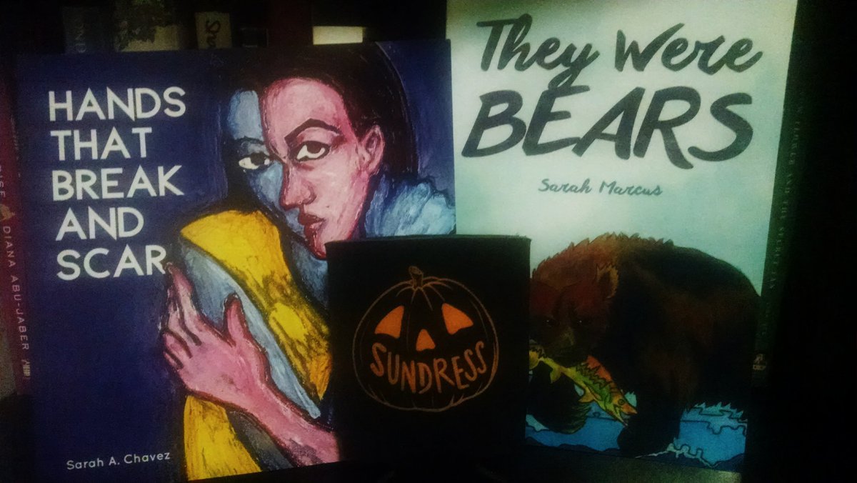 SF_Montgomery's tweet photo. Mail delivery from @SundressPub, curators of festive fall koozies and fab poets named Sarah (@sa_chavez7 and @sarahannmarcus)! https://t.co/nNNdOhmK0S