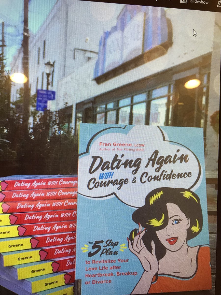 FranGreeneLCSW's tweet photo. Book Signing at #Book Revue Huntington NY10/26 6:30 pm π· and π§ #DatingTips #lovebugfran #Divorce #broken heart is temporary #love https://t.co/eLb997t5Ca