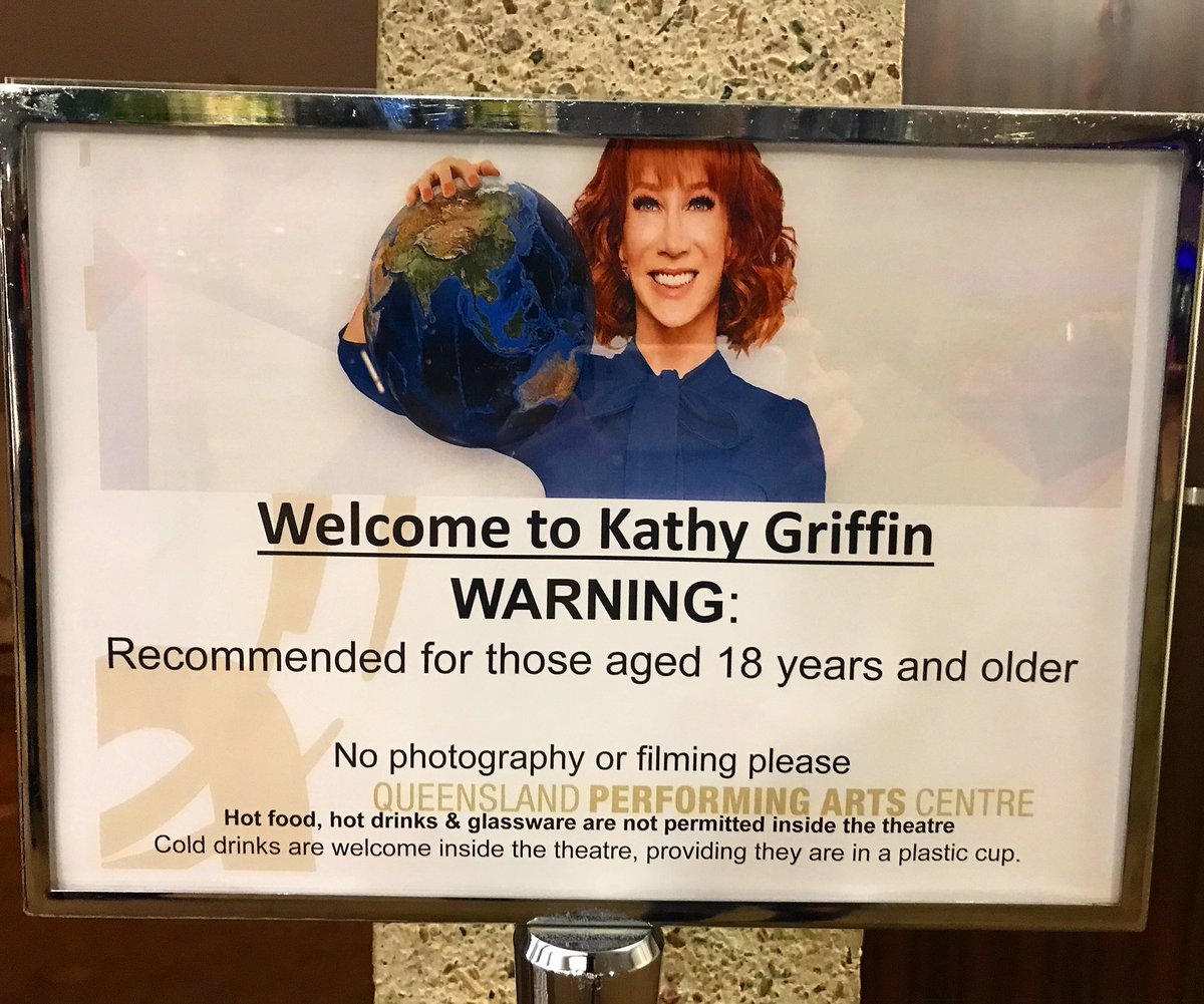 kathygriffin's tweet photo. Yeah...you should probably leave your children &amp; your bibles at home. https://t.co/RnQeFN1irT