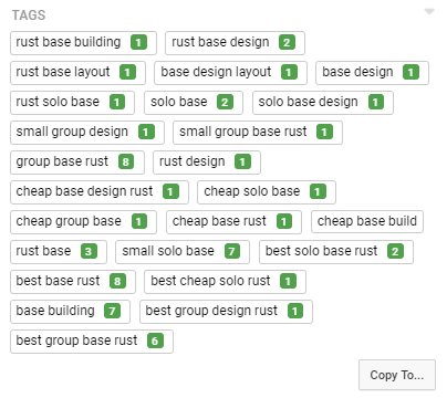 TacoTuesdayRust's tweet image. lol this is cute, I still own a ton of the base building tags