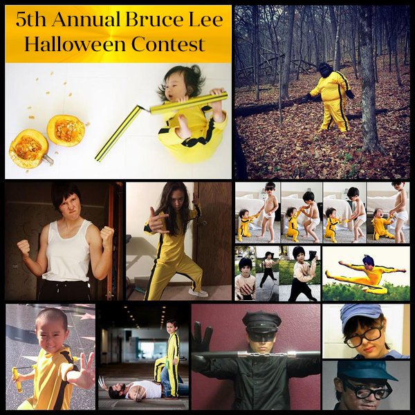brucelee's tweet photo. The 5th Annual Bruce Lee Halloween Contest is Here!  For more information, go here --> https://t.co/vhE74s99n4 https://t.co/UwbSyEG6kk