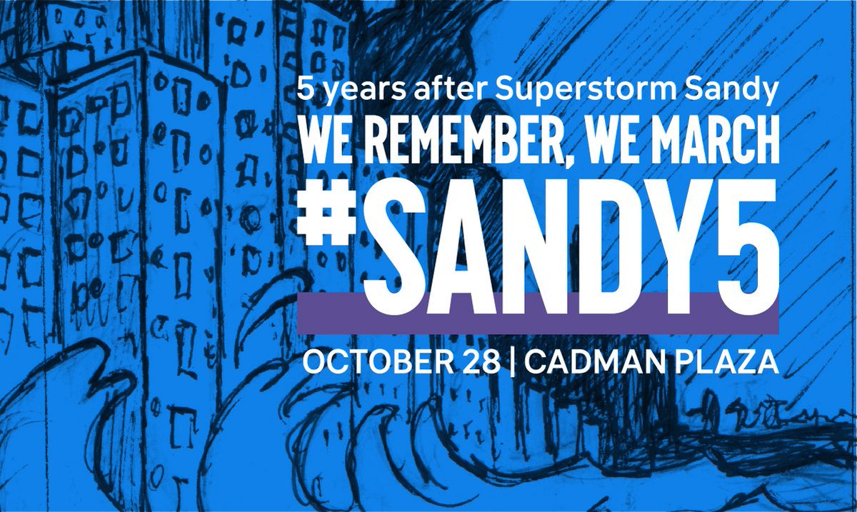 March this Saturday! sandy5.org #sandy5 #hurricanesandy #sandy